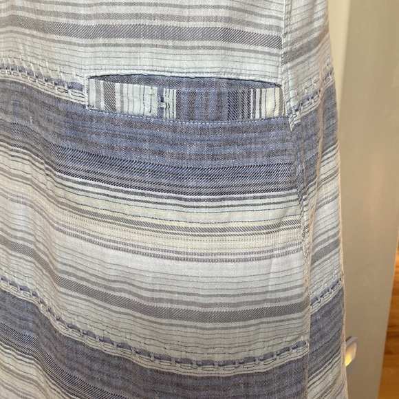 Eddie Bauer Activewear Dress Women’s S Mini hemp Cotton Beach Lagenlook coastal - Picture 7 of 14